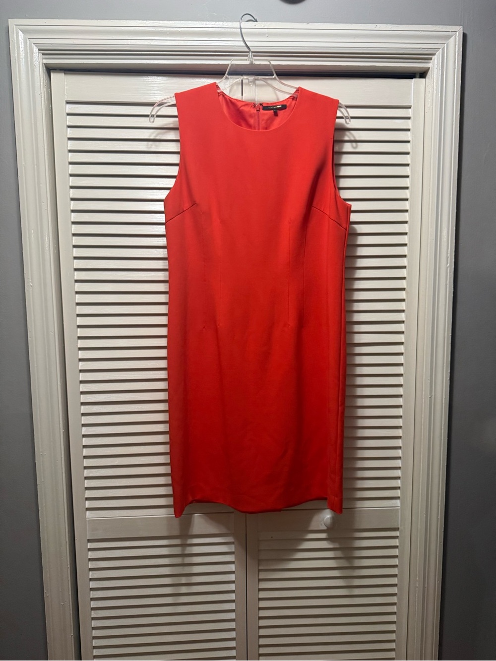 KOBI HALPERIN Coral Sheath Dress | Size 16 | Career/Event Ready